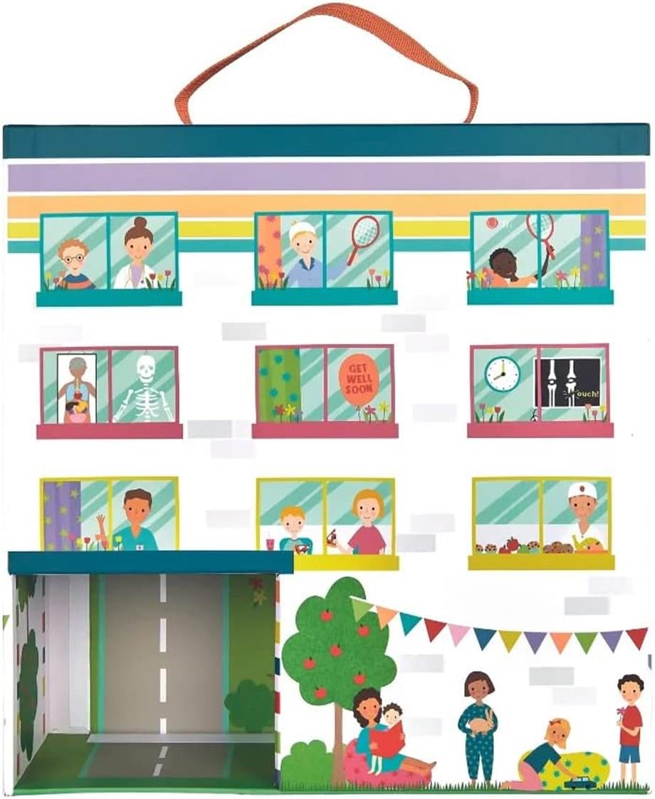 Ahşap Figürlü Oyun Kutuları / Happy Hospital