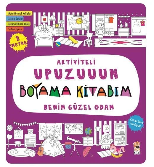 Aktiviteli Upuzuuun Boyama Kitabım- Benim Güzel Od
