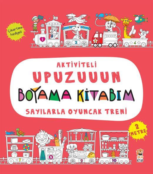 Aktiviteli Upuzuuun Boyama Kitabım-Sayılarla Oyun