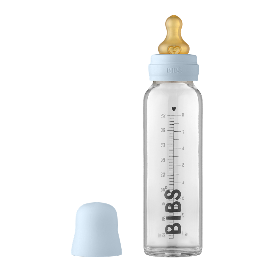 Baby Bottle Complete Set 225 Ml - Baby Blue 