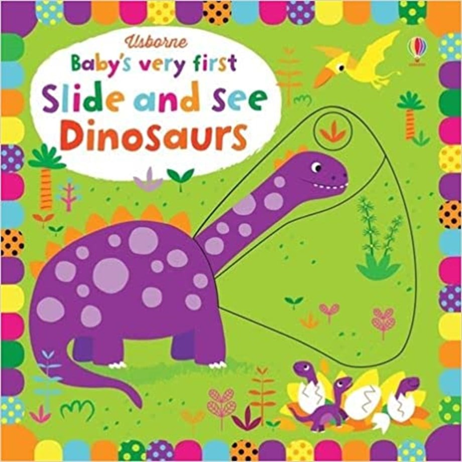 BABY S VERY FIRST SLIDE AND SEE DINOSAURS