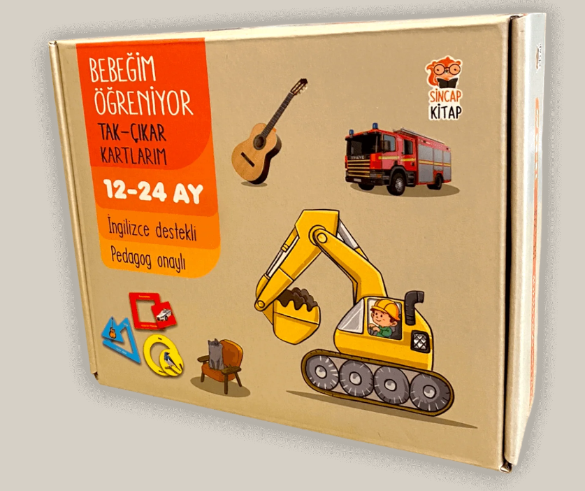 Bebeğim Öğreniyor Tak - Çıkar Kartlarım (12-24Ay)