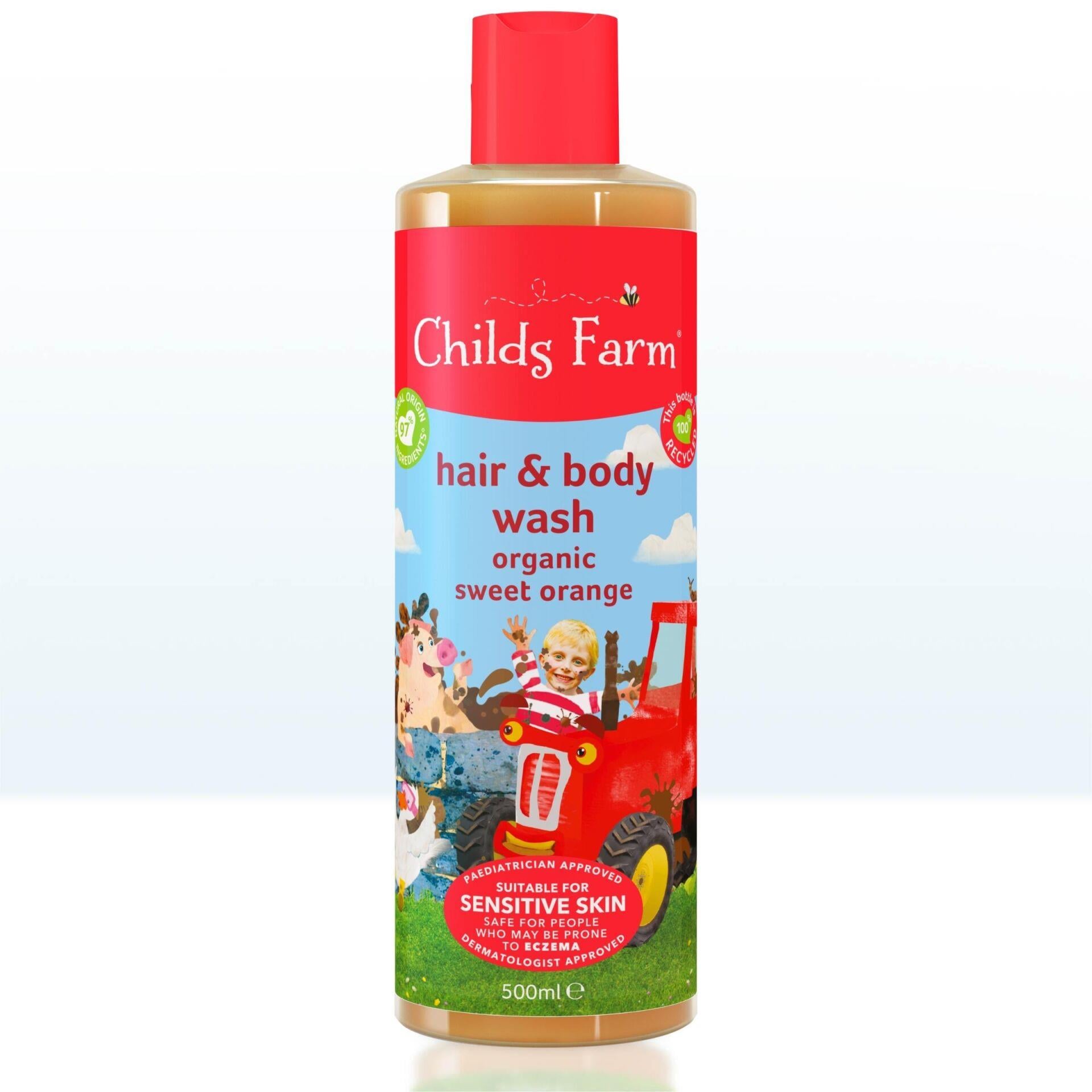 Childs Farm Organik Tatlı Portakal Özlü Saç ve Vücut Şampuanı 500ml
