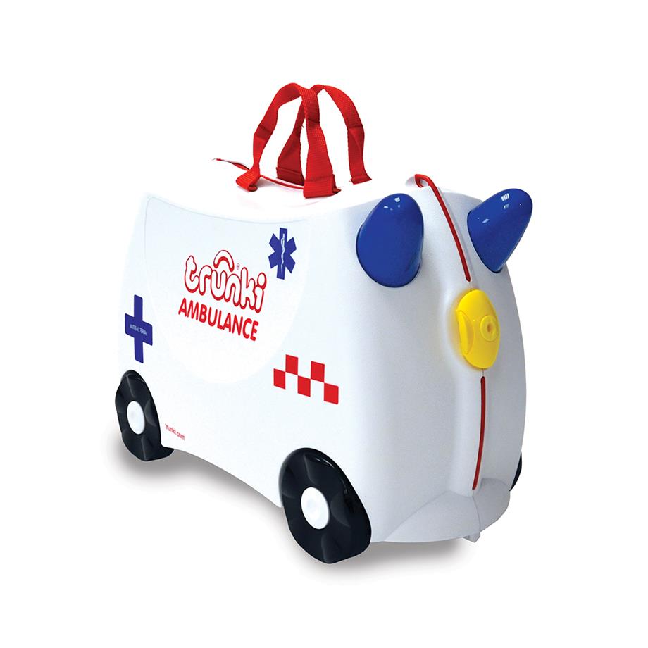 Çocuk Bavulu - Ambulans -Abbie (Antibakteriyel)