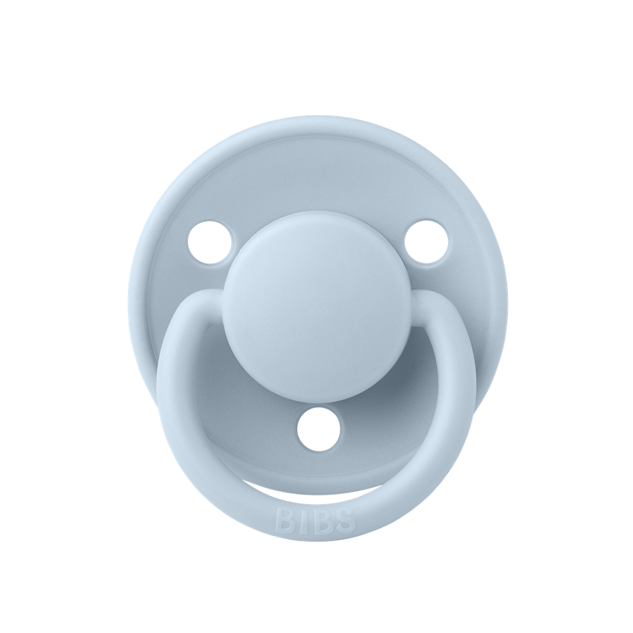De Lux Tekli Silikon Emzik Baby Blue