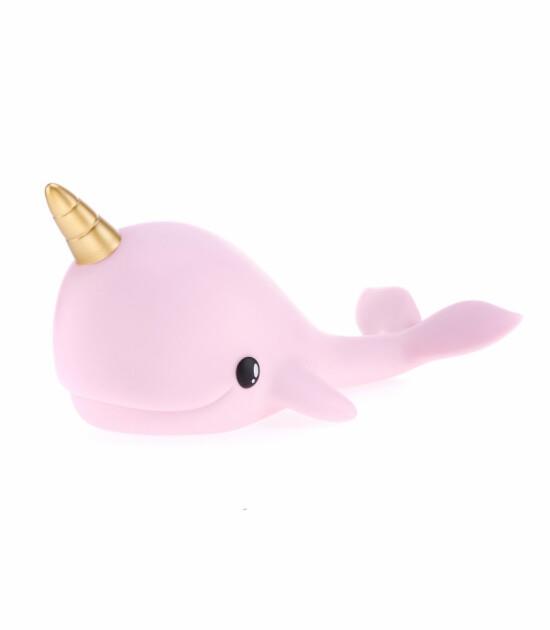 DHINK Narwhal Pembe Gece Lambası
