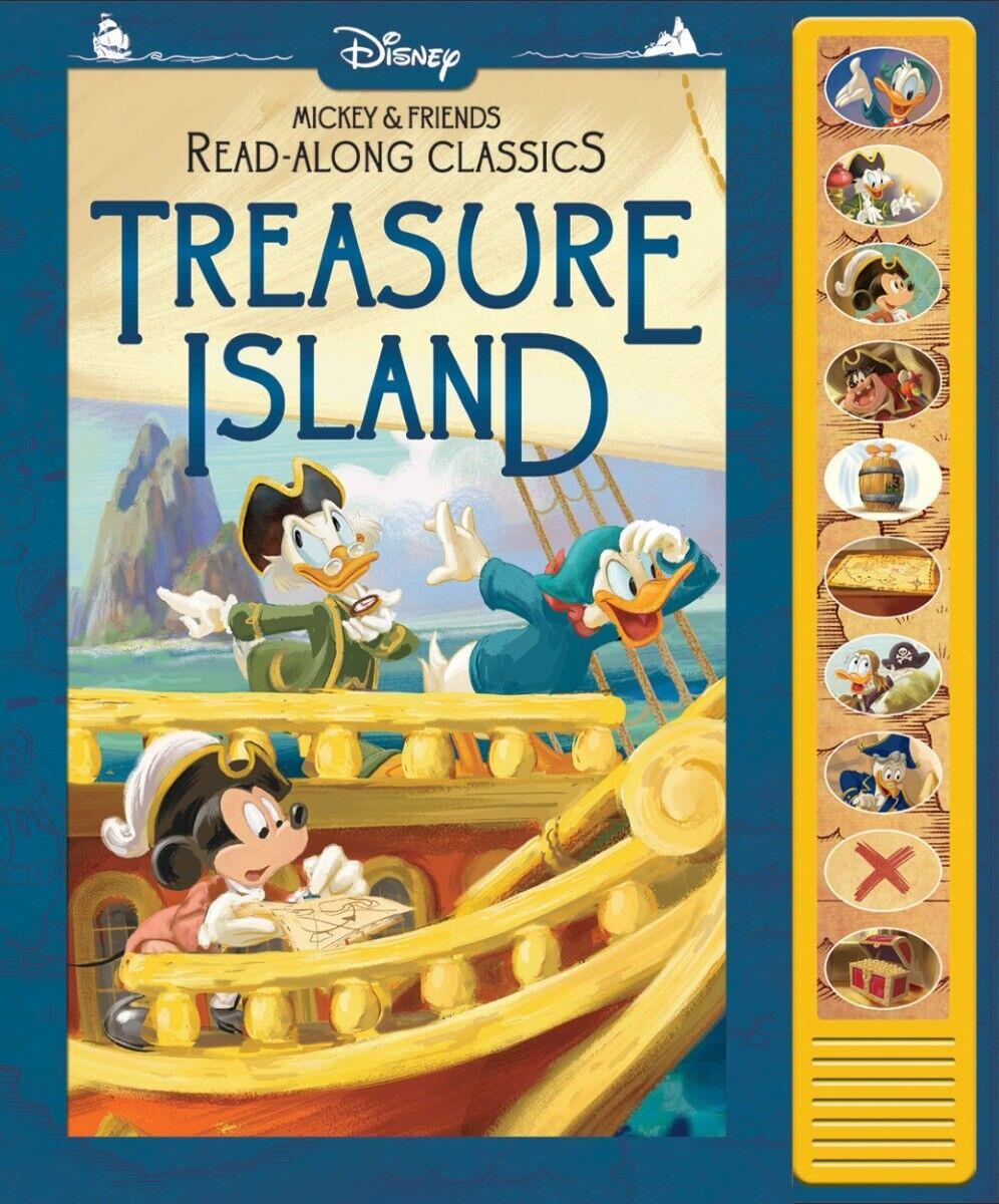 Disney Mickey Mouse and Minnie Mouse Read-Along Classics:Treasure Island