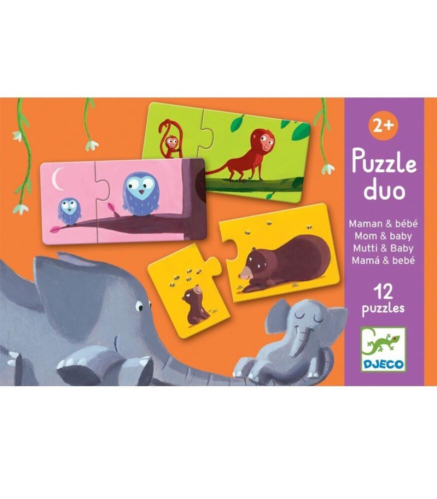 Djeco İkili Puzzle - Duo Mom Baby