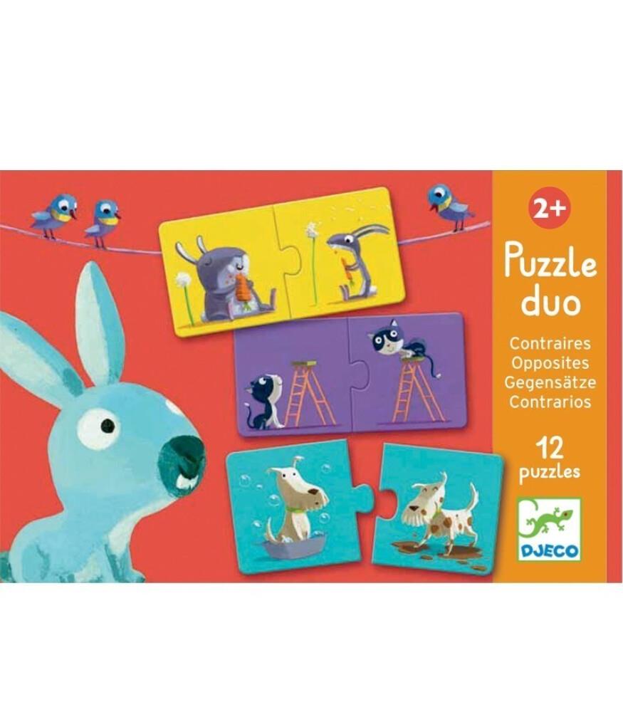 Djeco İkili Puzzle - Duo Opposites