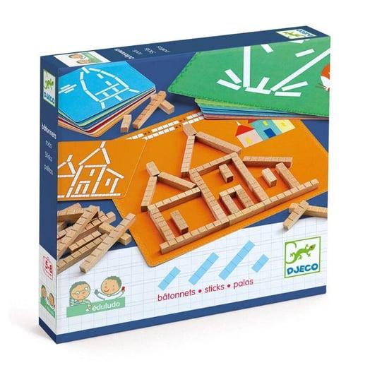 Djeco Mantıksal Çıkarım Oyunu-Eduludo Sticks