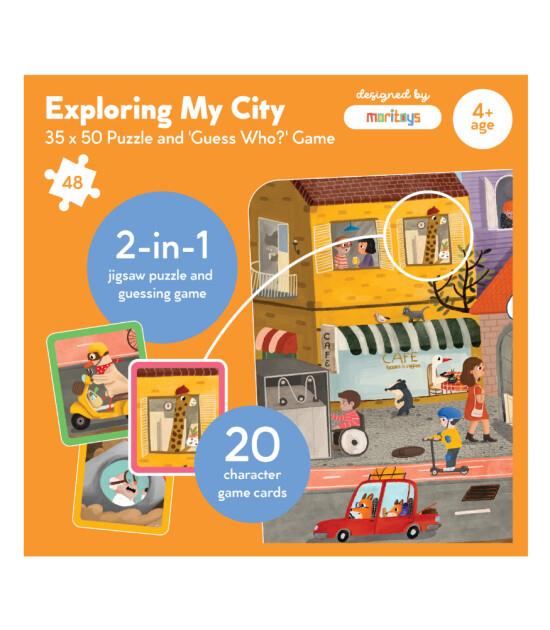 Exploring My City 2-in-1 Puzzle ve Tahmin Oyunu
