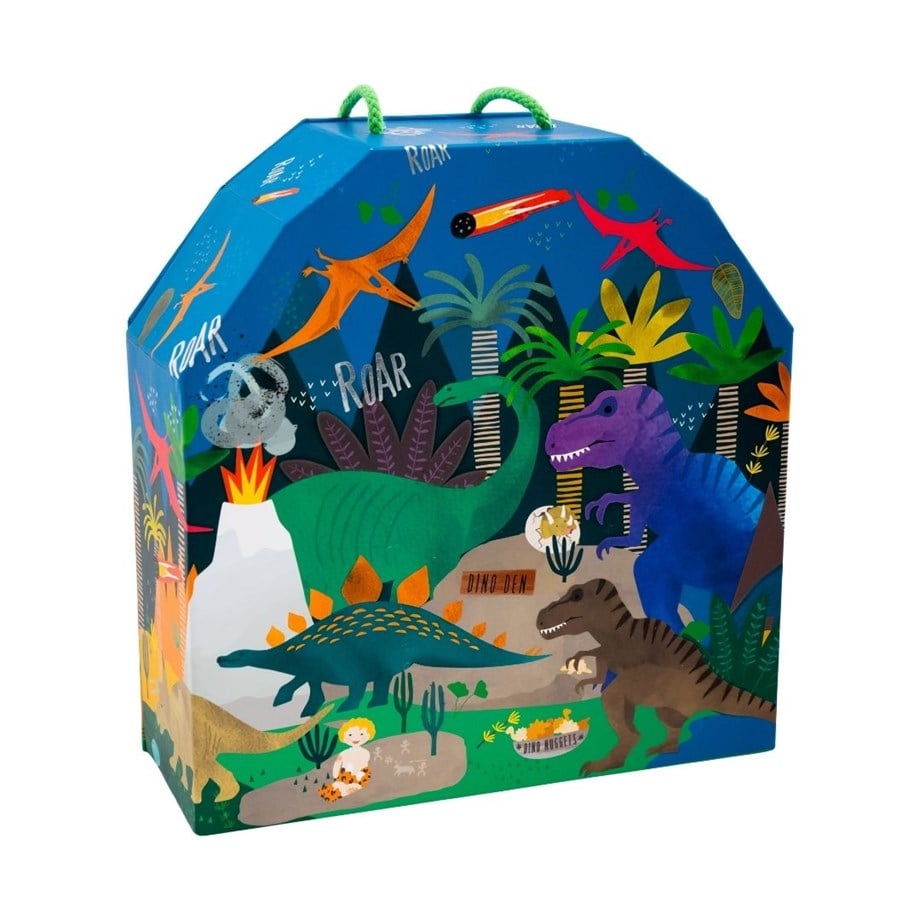 FLOSS & ROCK Ahşap Figürlü Oyun Kutuları / Dino *NEW*