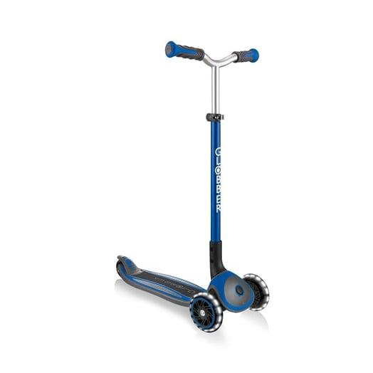 Globber Master ışıklı katlanabilir scooter lacivert