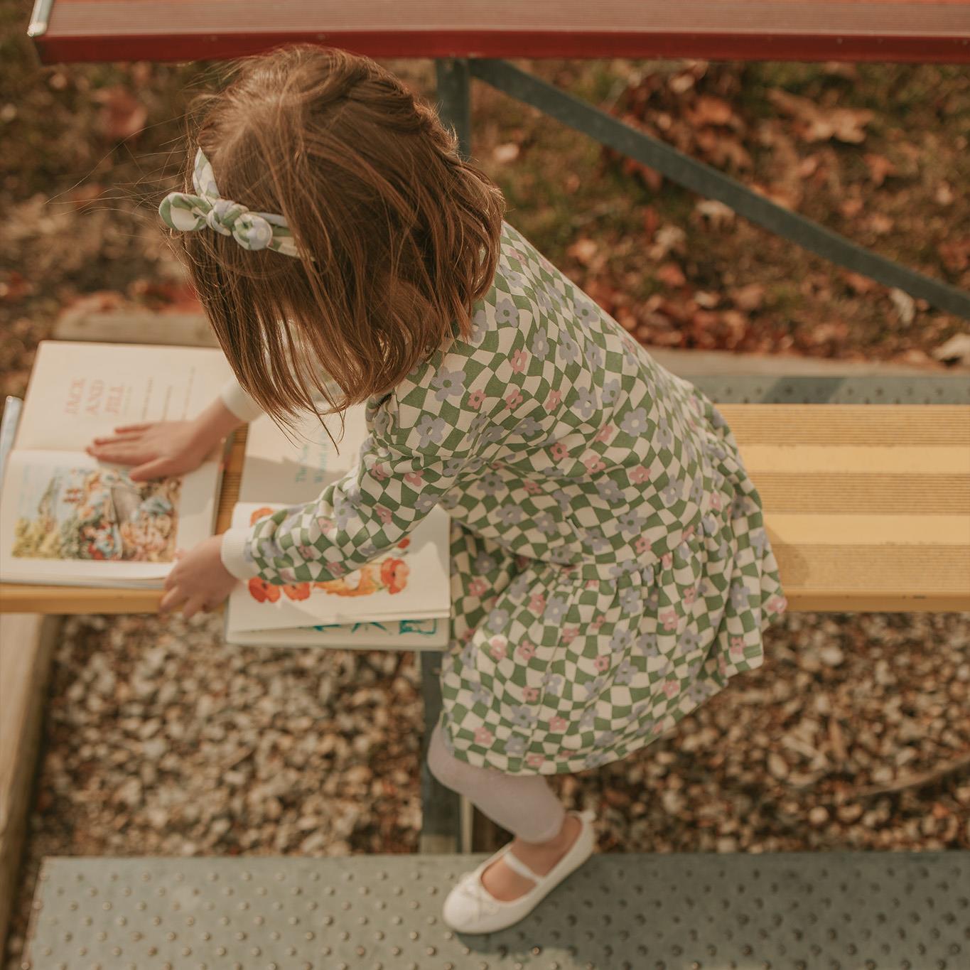 Grafik Çiçek Futter Elbise