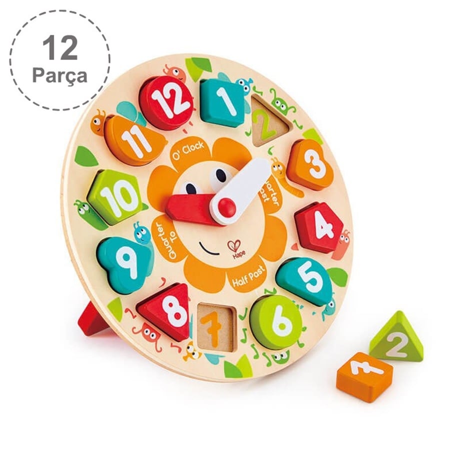 Hape Chunky Puzzle Saat Yapbozu 