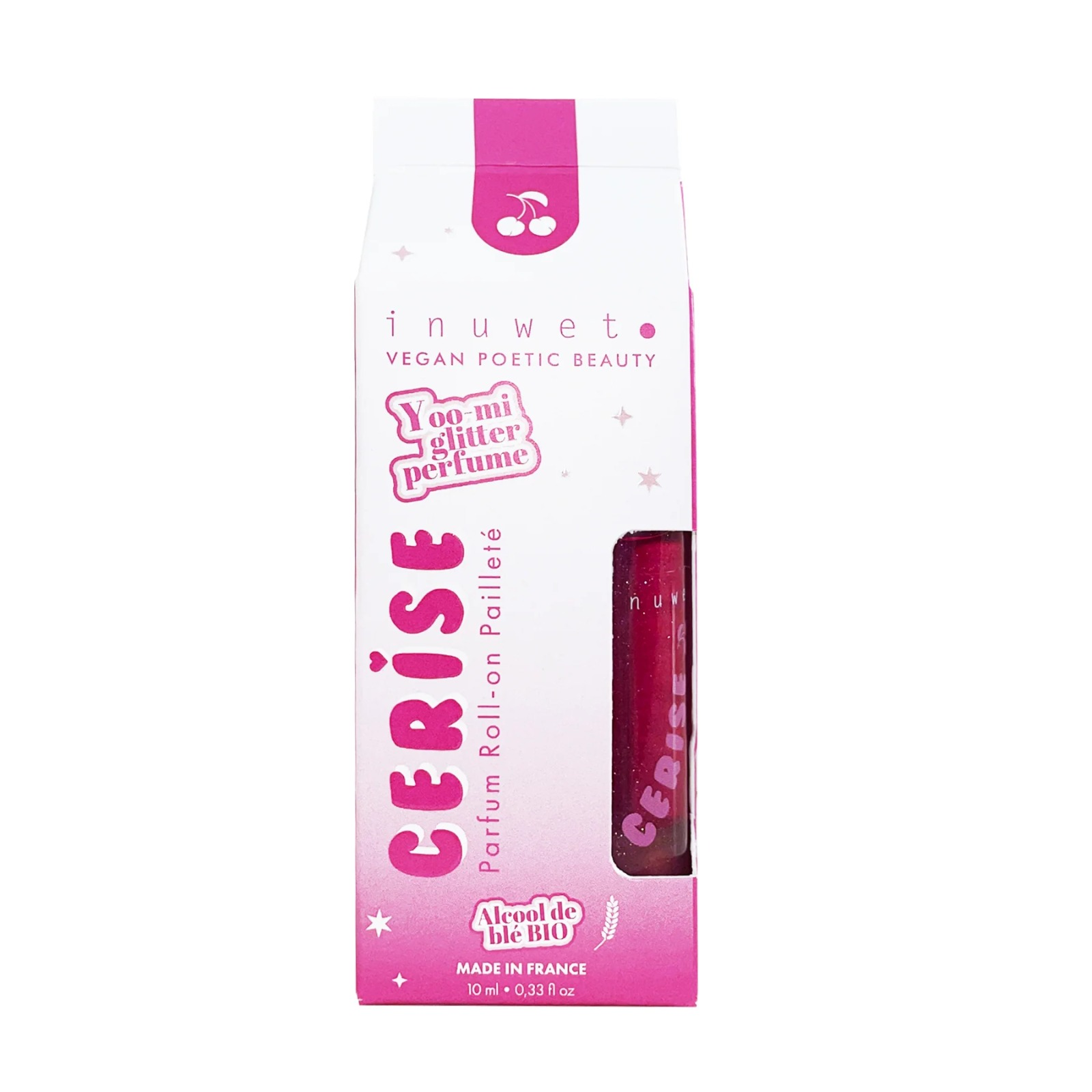 Inuwet - Kiraz Aromalı Simli Roll-on Parfüm 10 ml