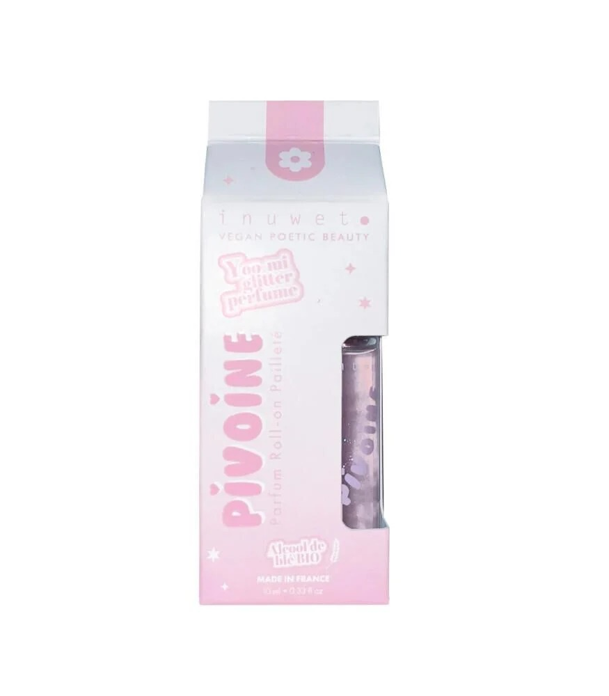 Inuwet - Şakayık Aromalı Simli Roll-on Parfüm 10 ml