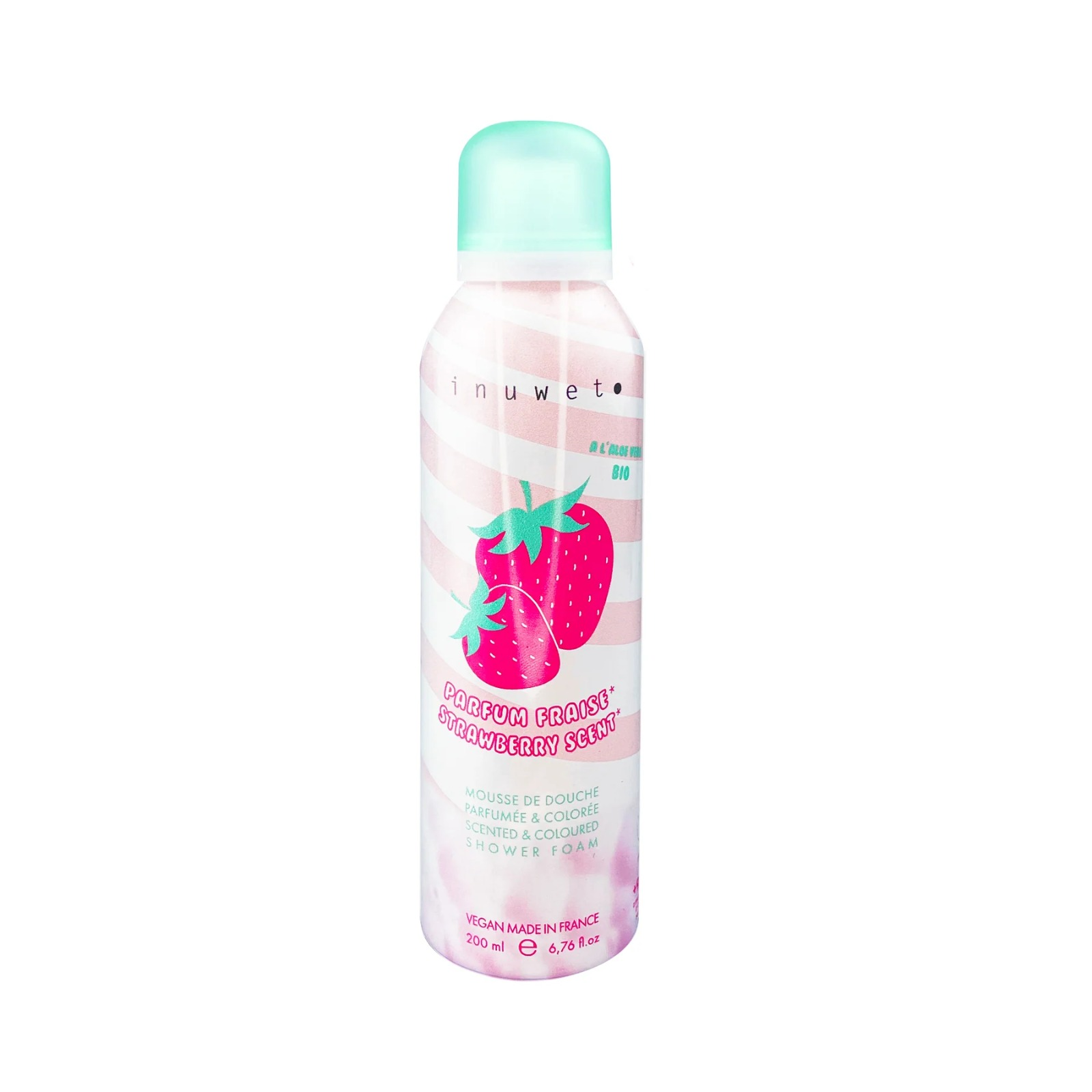 INUWET STRAWBERRY SHOWER FOAM 200ML