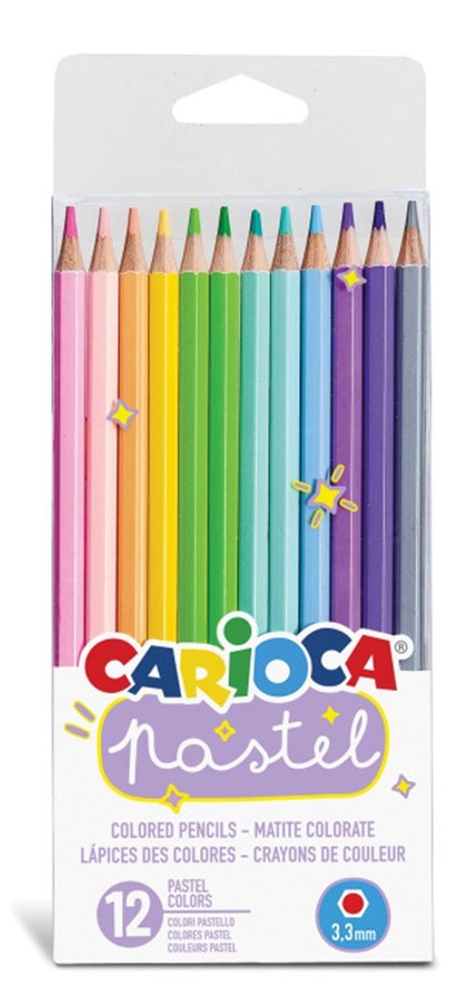 KURU BOYA KALEMİ PASTEL RENKLER 12’Lİ 