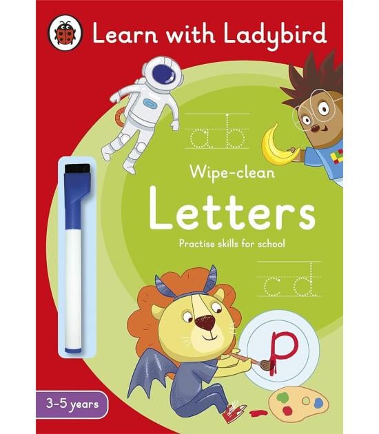 Letters: A Learn with Ladybird Wipe-Clean Activity Book