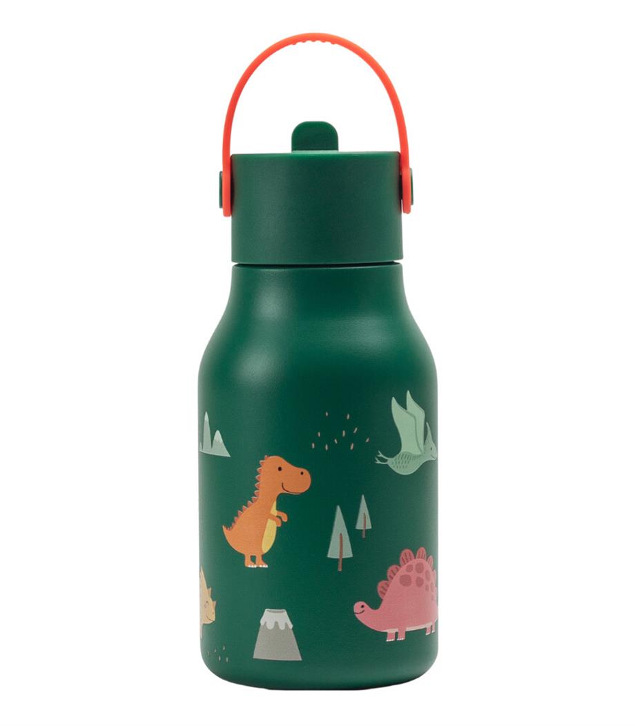 Lund London - Dıno Lıttle Lund Bottle 400Ml - Çocuk Su Şışesı