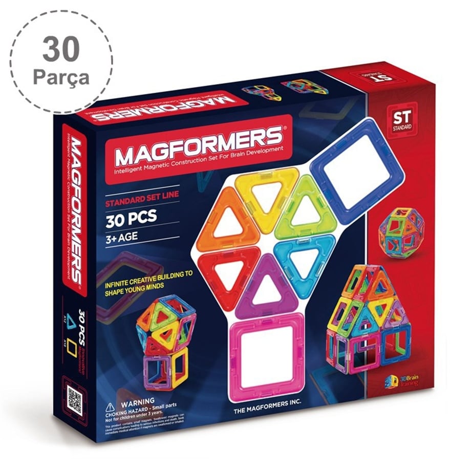 Magformers Mıknatıslı Standart Set - 30 Parça 