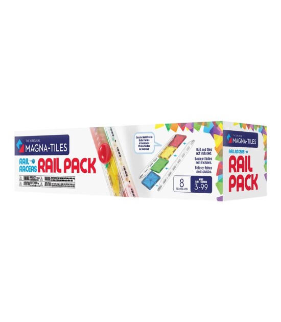 MAGNA-TILES® - Rail Racer Ray Paketi - 8 Parça