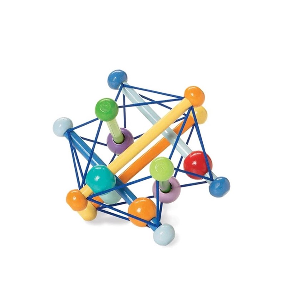 Manhattan Toy Skwish Ahşap Çıngıraklı Diş Kaşıyıcı 