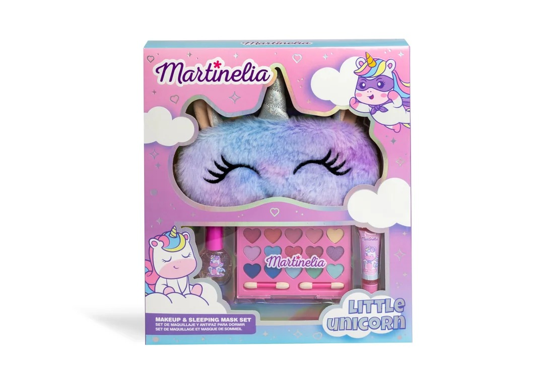 MARTINELIA LITTLE UNICORN MAKEUP &SLEEPING MASKSET