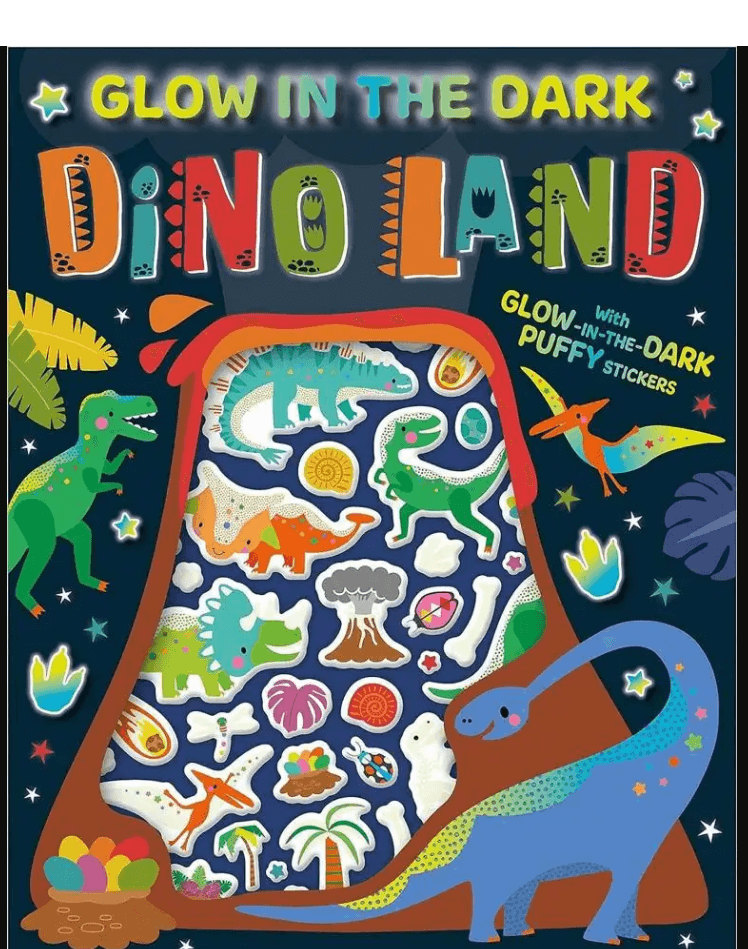 MBI - Glow in the Dark Dino Land Activity Book