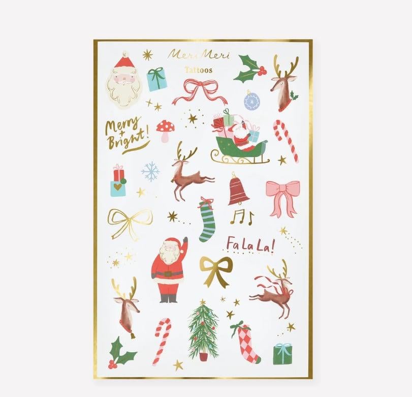 Meri Meri - Christmas Mix Geçici Dövmeler