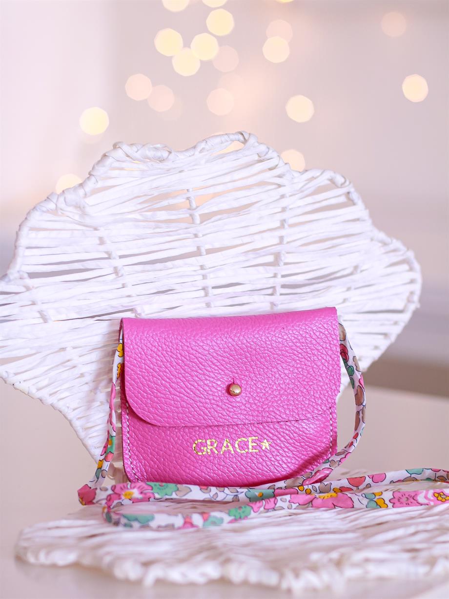 Mini Deri Çanta-Sugar Pink