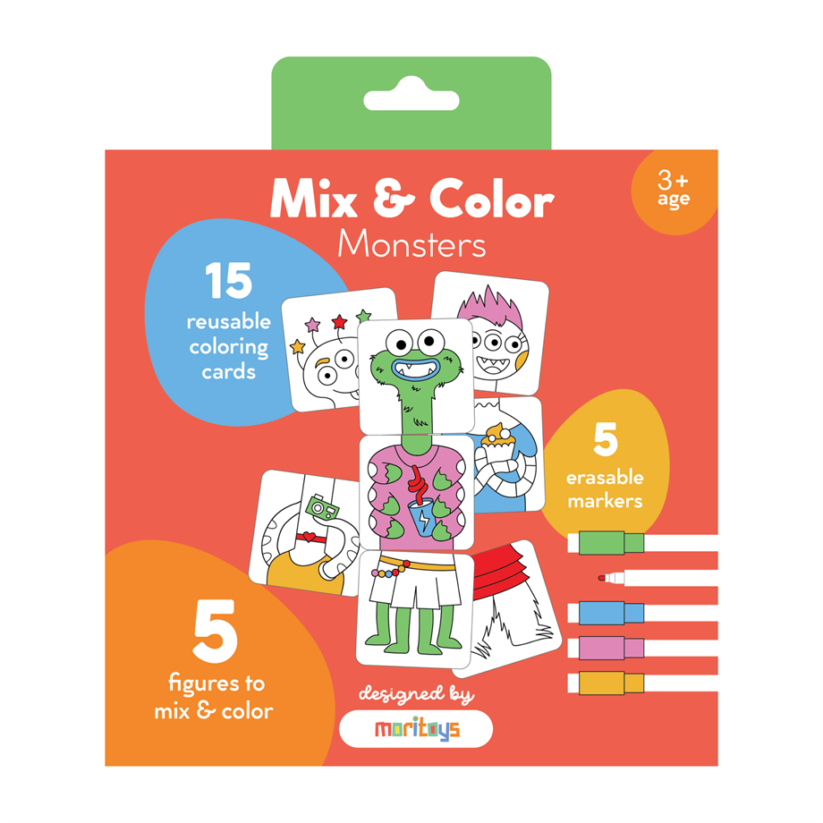 Mix & Color : Monsters - Karıştır Renklendir Canavarlar Puzzle