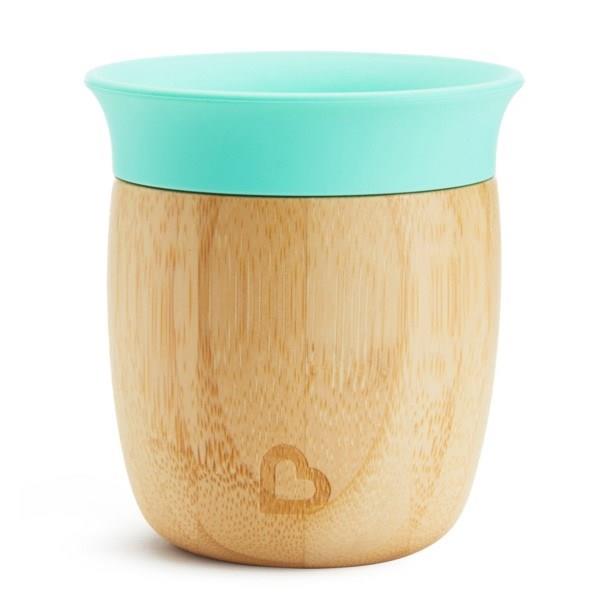 Munchkin Bambu ve Silikondan Oluşan, Ergonomik Eğitim Bardağı, 150 ml, 6+ Ay