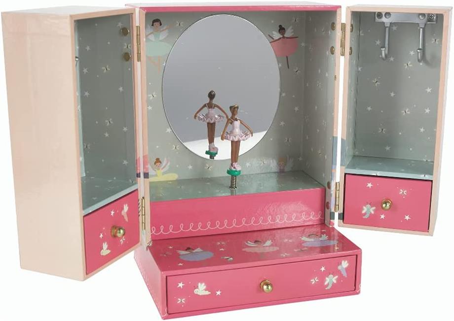 Müzikli Gardrop Şeklinde Mücevher Kutusu / Enchanted 