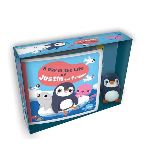 My First Bath Book & Toy:A Day in the Life of Justin the Penguin