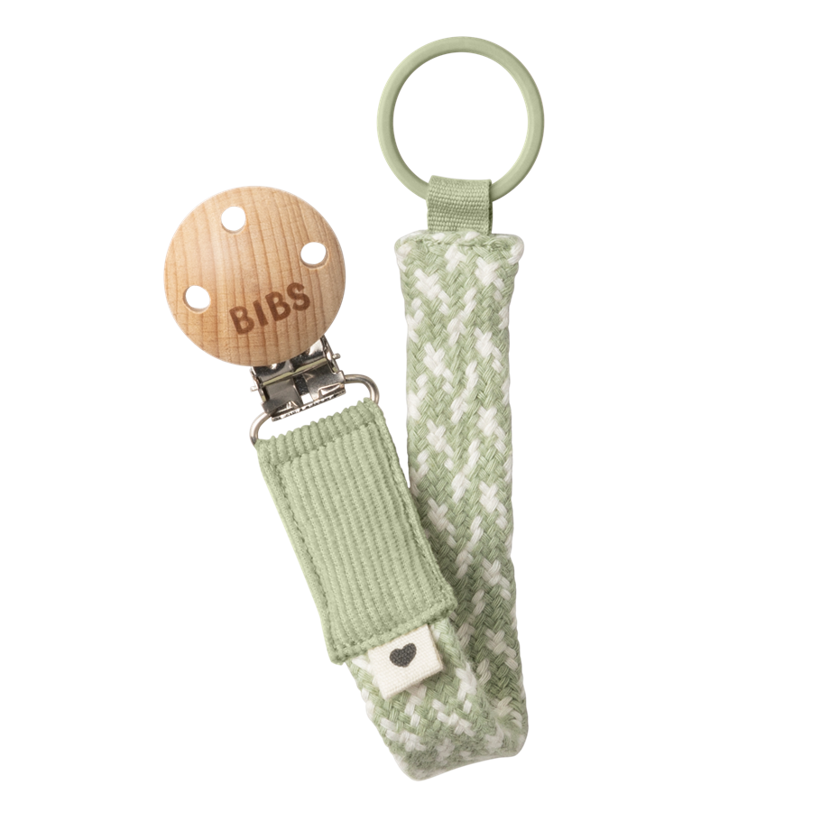 Paci Braid Emzik Askısı  - Sage / Ivory