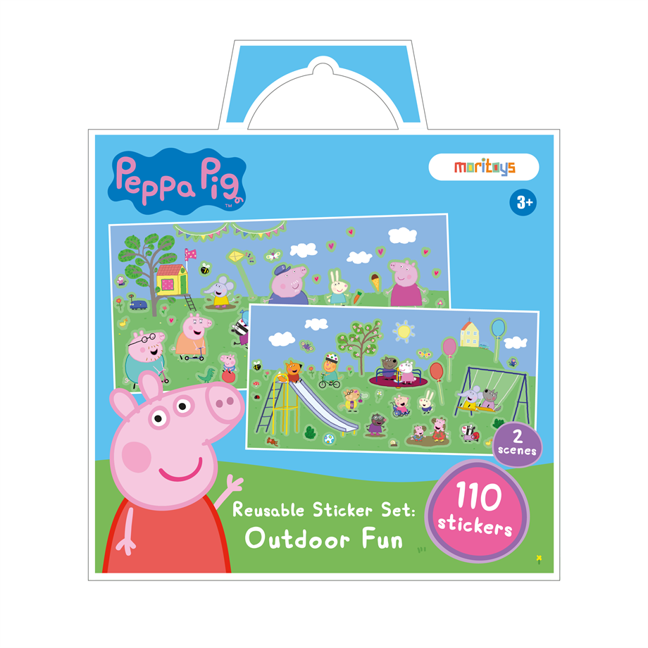 Peppa Pig - Reusable Sticker: Outdoor Fun