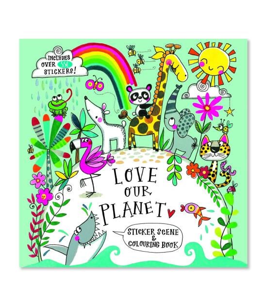 RACHEL ELLEN Sticker Boyama Kitabı  / Love our Planet