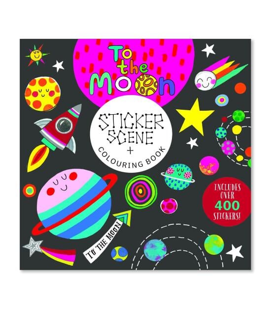 RACHEL ELLEN  Sticker Boyama Kitabı / To The Moon