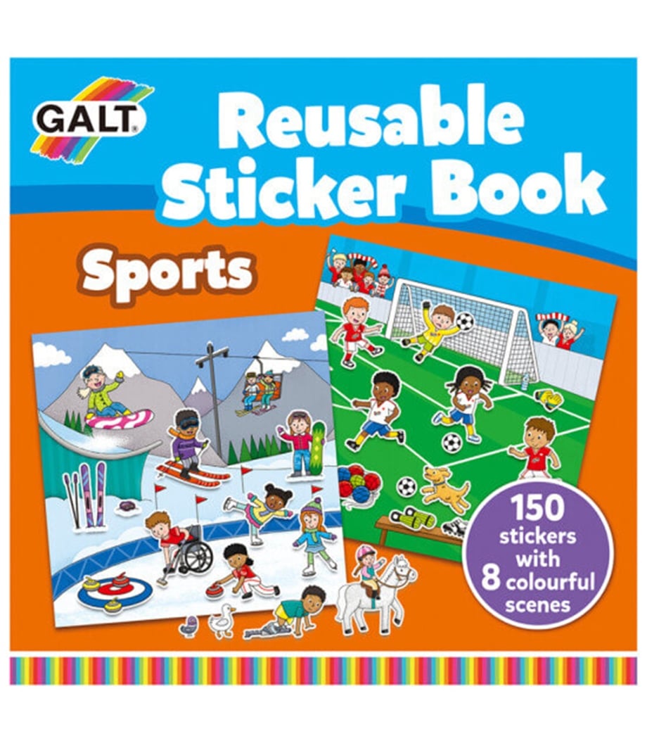 Reusable Sticker Book - Sports 3 Yaş+