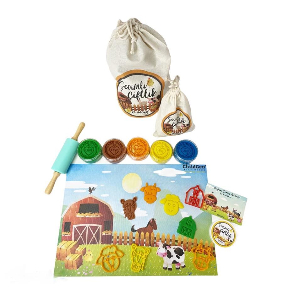 Sevimli Çiftlik Oyun Hamuru Seti