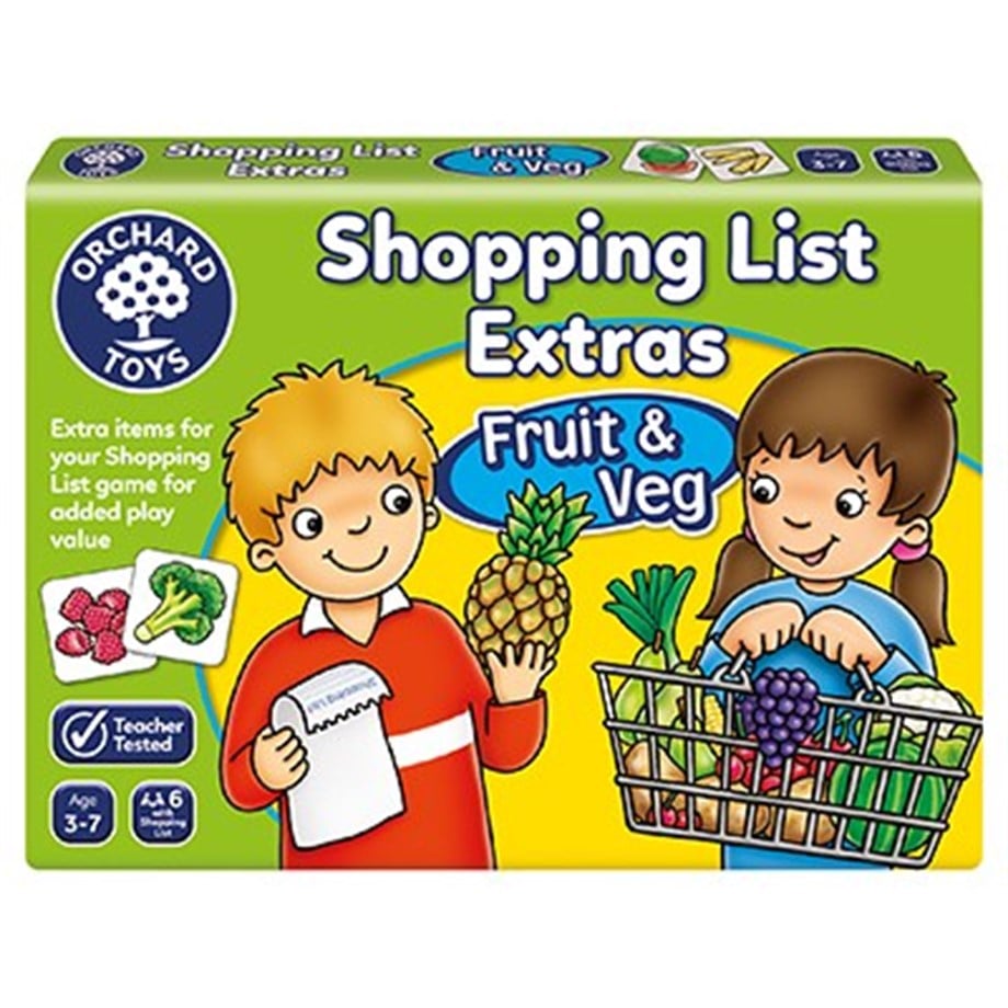 SHOPPING LIST FRUIT & VEG 3 - 7 YAŞ 