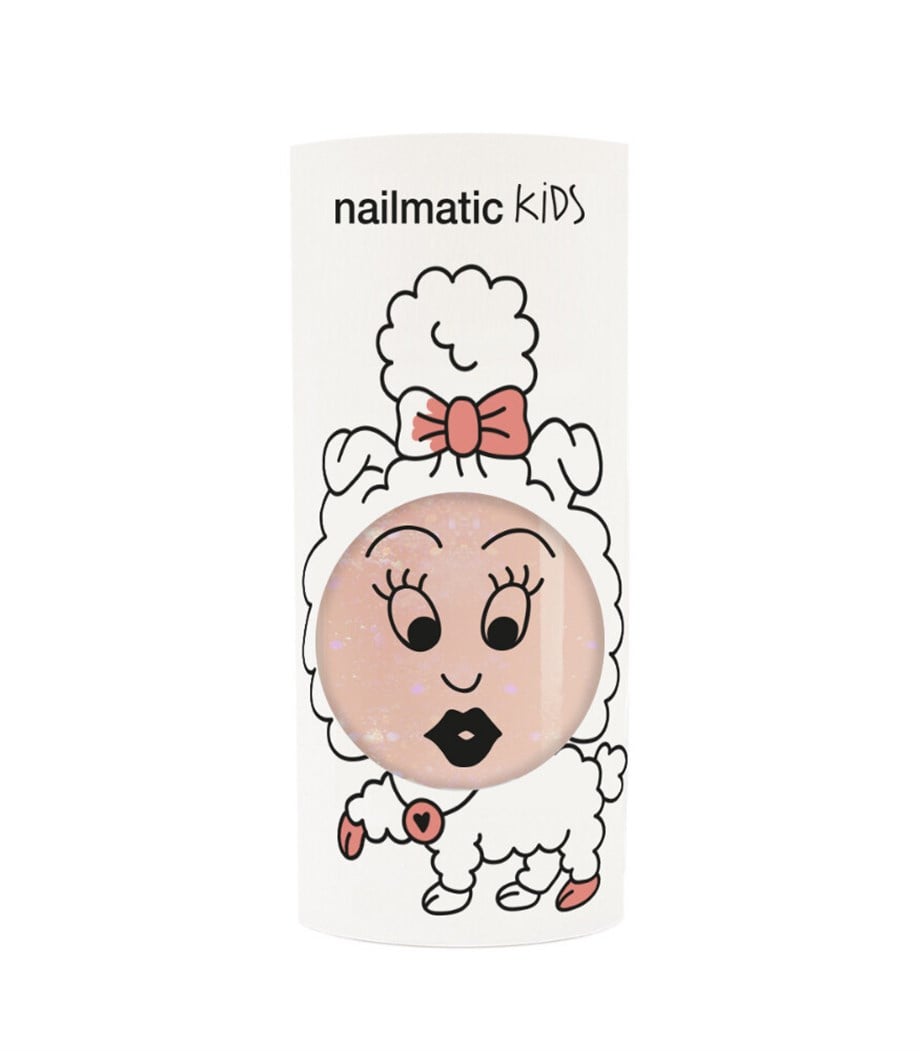 SU BAZLI TIRNAK CILASI PEACHY PEACH BİG GLITTER / Büyük Simli Şeftali