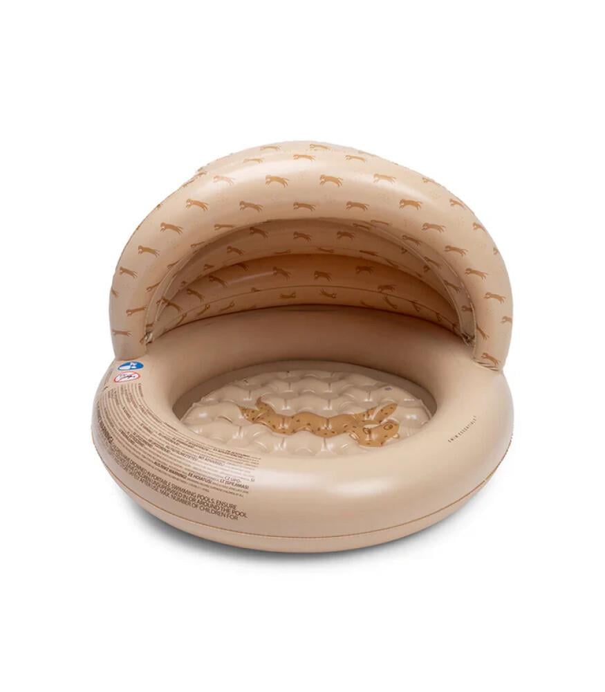 Swim Essentials Brown Panter Çocuk Gölgelikli Şişme Oyun ve Yüzme Havuzu 100cm