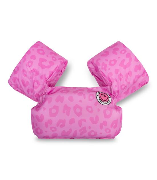 Swim Essentials Leopard Pink Puddle Jumper Kolluklu Yüzme Yeleği 2-6 Yaş