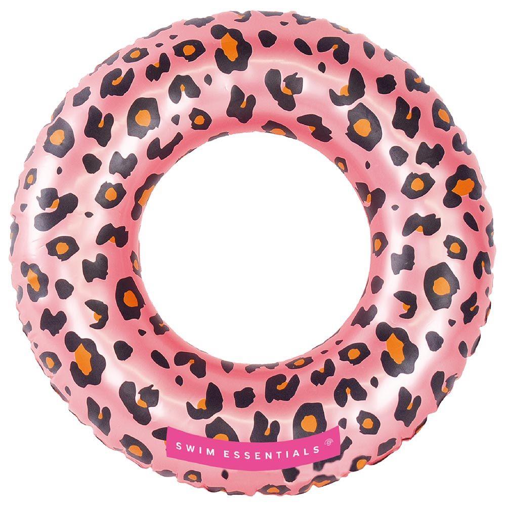 Swim Essentials Leopard Rose Gold Yüzme Simidi 90cm