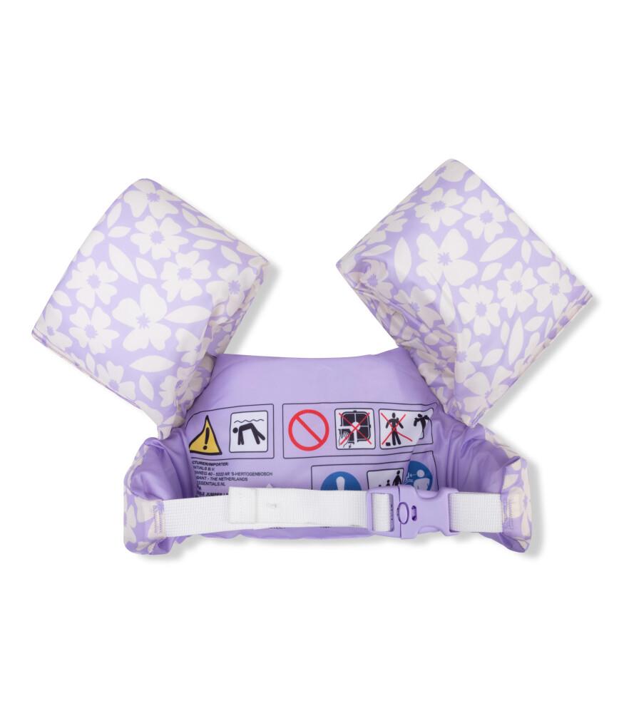 Swim Essentials Purple Flowers Puddle Jumper Kolluklu Yüzme Yeleği 2-6 Yaş