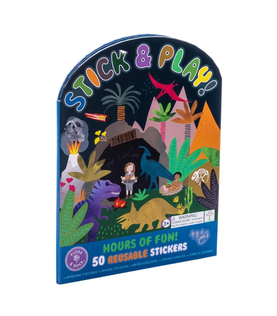 Tak Çıkart Sticker Oyun Sahnesi / Dino 