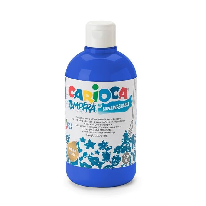 Tempera Suluboya Süper Yıkanabilir Koyu Mavi 500 Ml